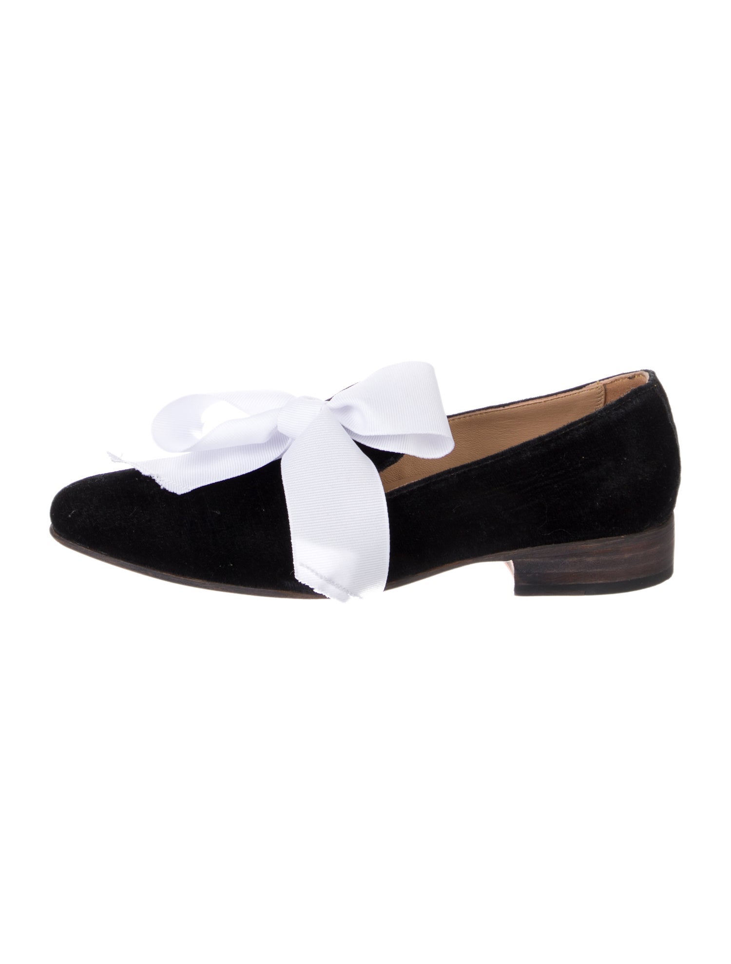 Esquivel Velvet Bow Accents Loafers