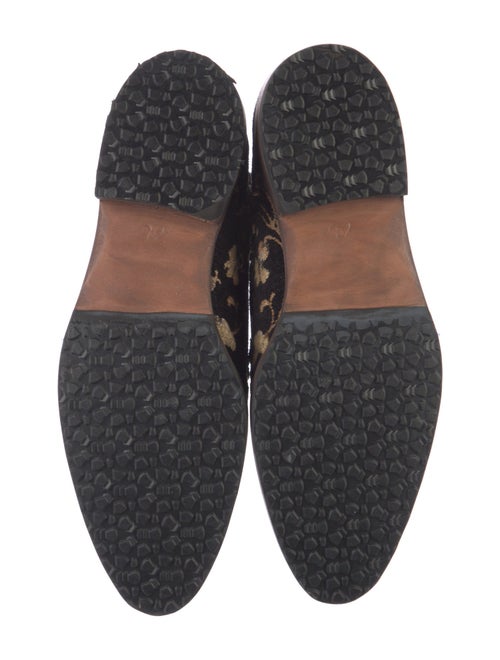 Esquivel Floral Print Combat Boots