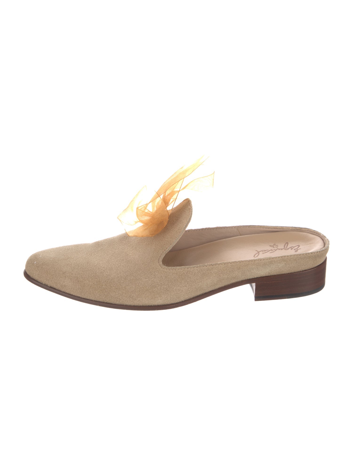 Esquivel Suede Bow Accents Mules