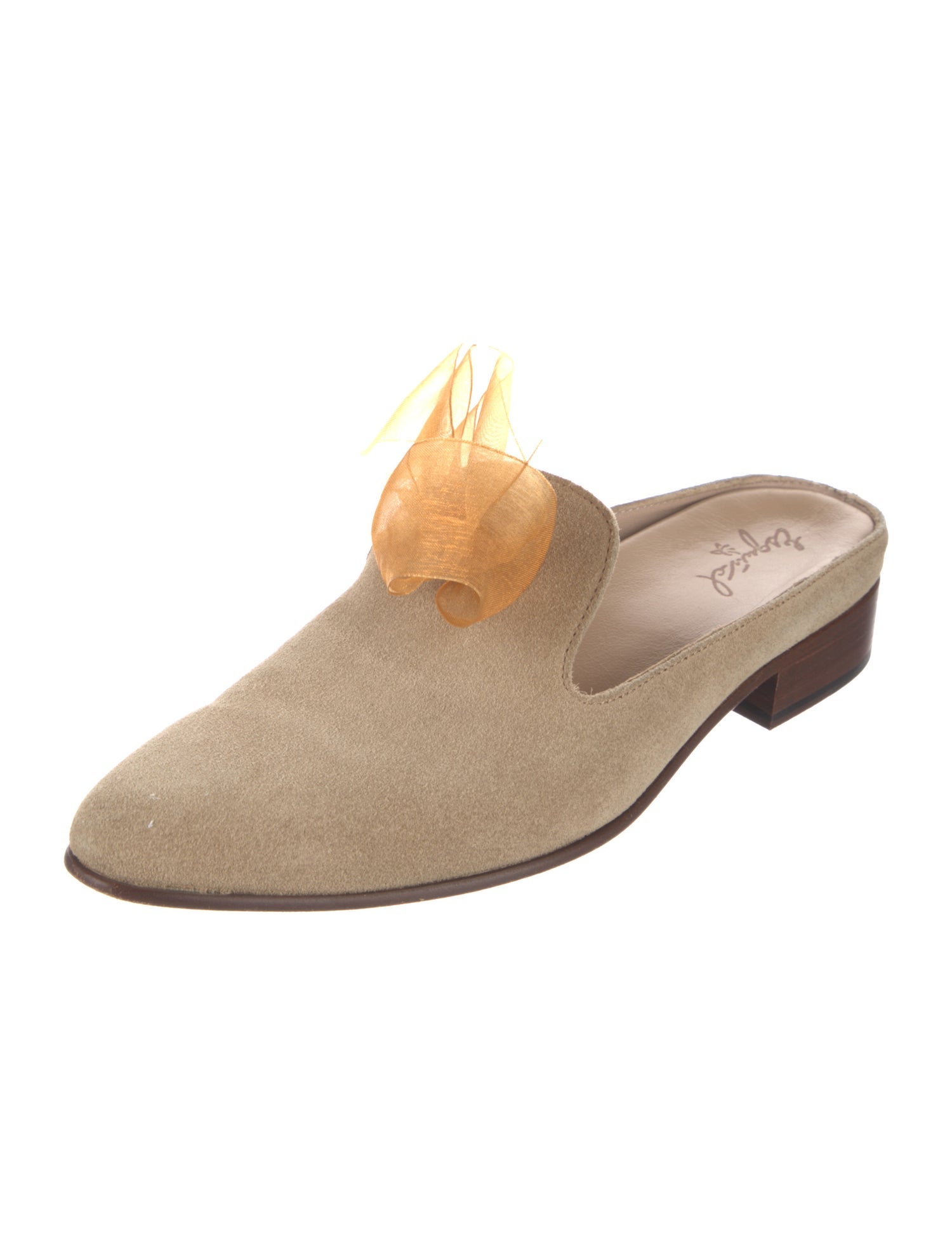 Esquivel Suede Bow Accents Mules