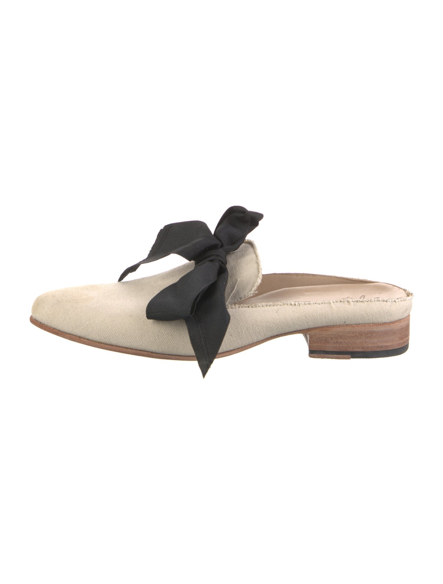 Esquivel Canvas Bow Accents Mules
