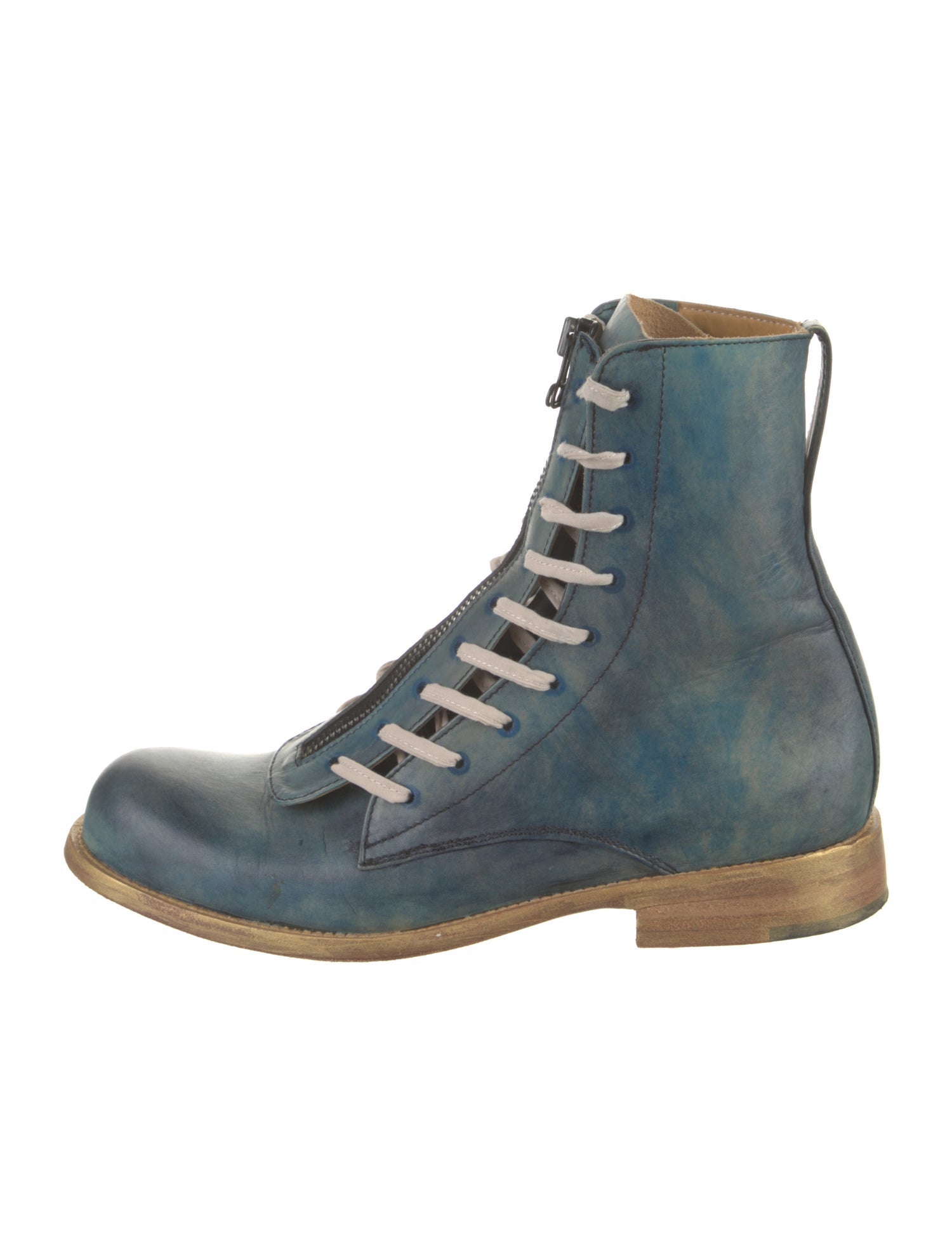 Esquivel Leather Combat Boots