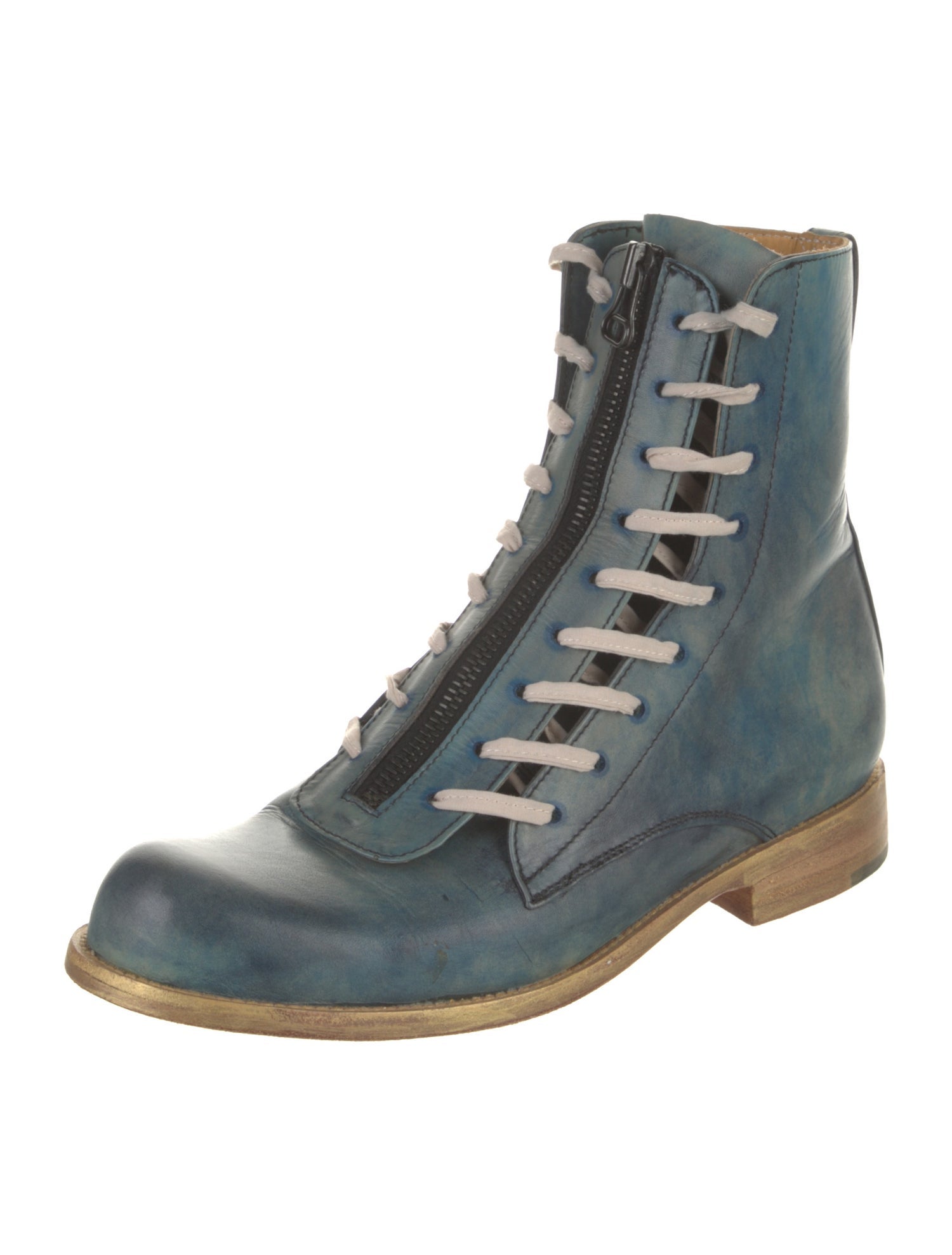 Esquivel Leather Combat Boots