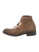 Esquivel Suede Distressed Accents Combat Boots