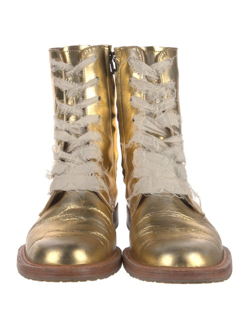 Esquivel Leather Combat Boots
