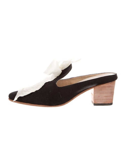 Esquivel Canvas Bow Accents Mules