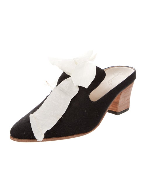 Esquivel Canvas Bow Accents Mules