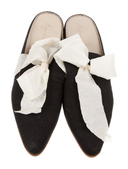 Esquivel Canvas Bow Accents Mules