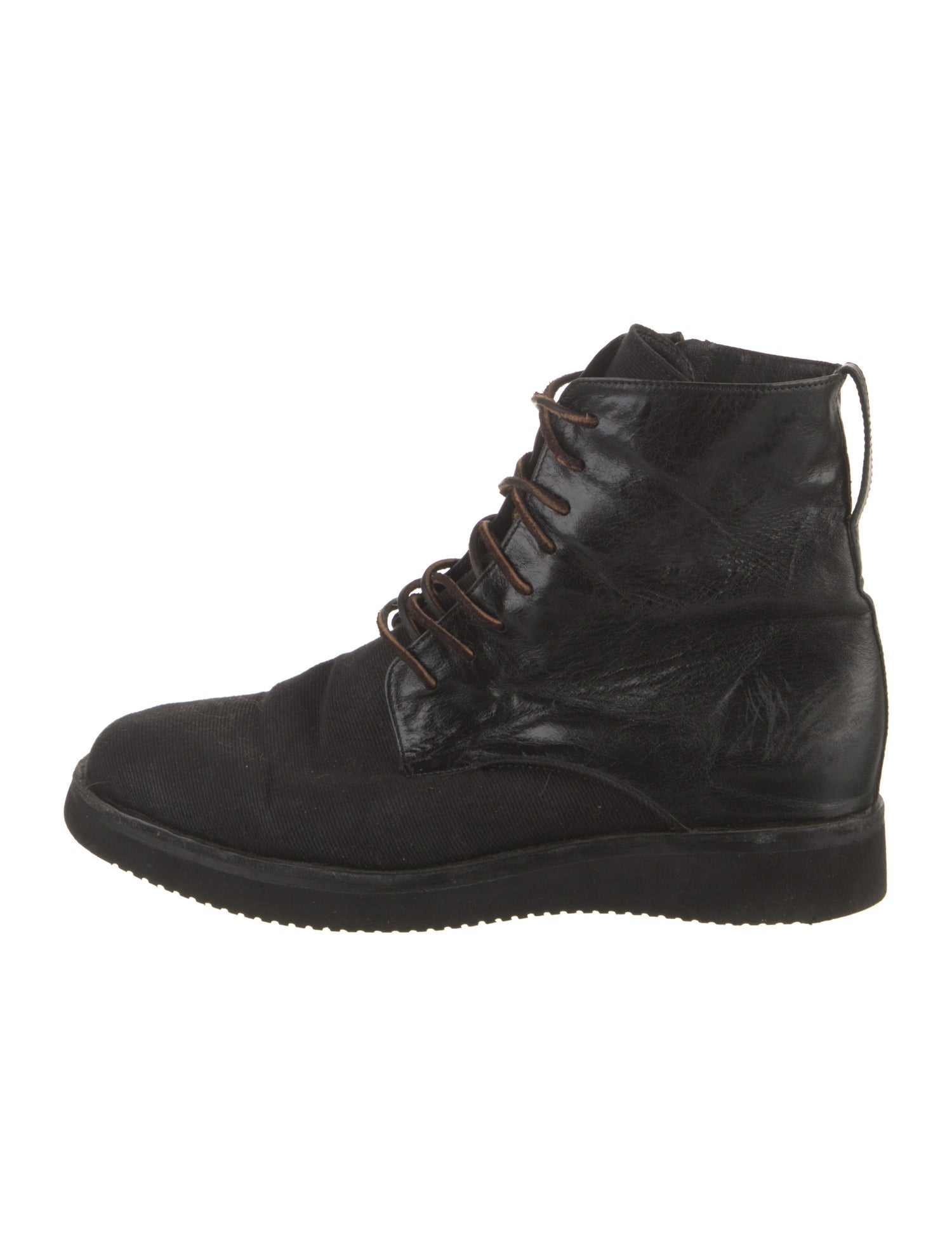 Esquivel Leather Combat Boots