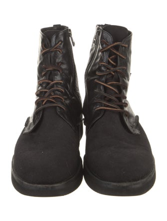 Esquivel Leather Combat Boots