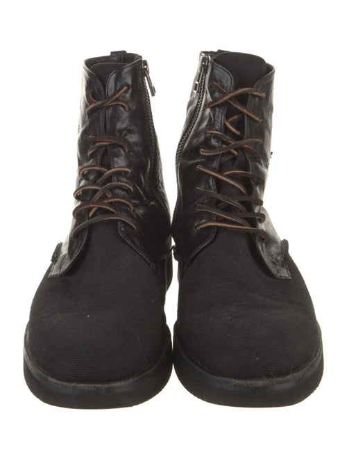 Esquivel Leather Combat Boots