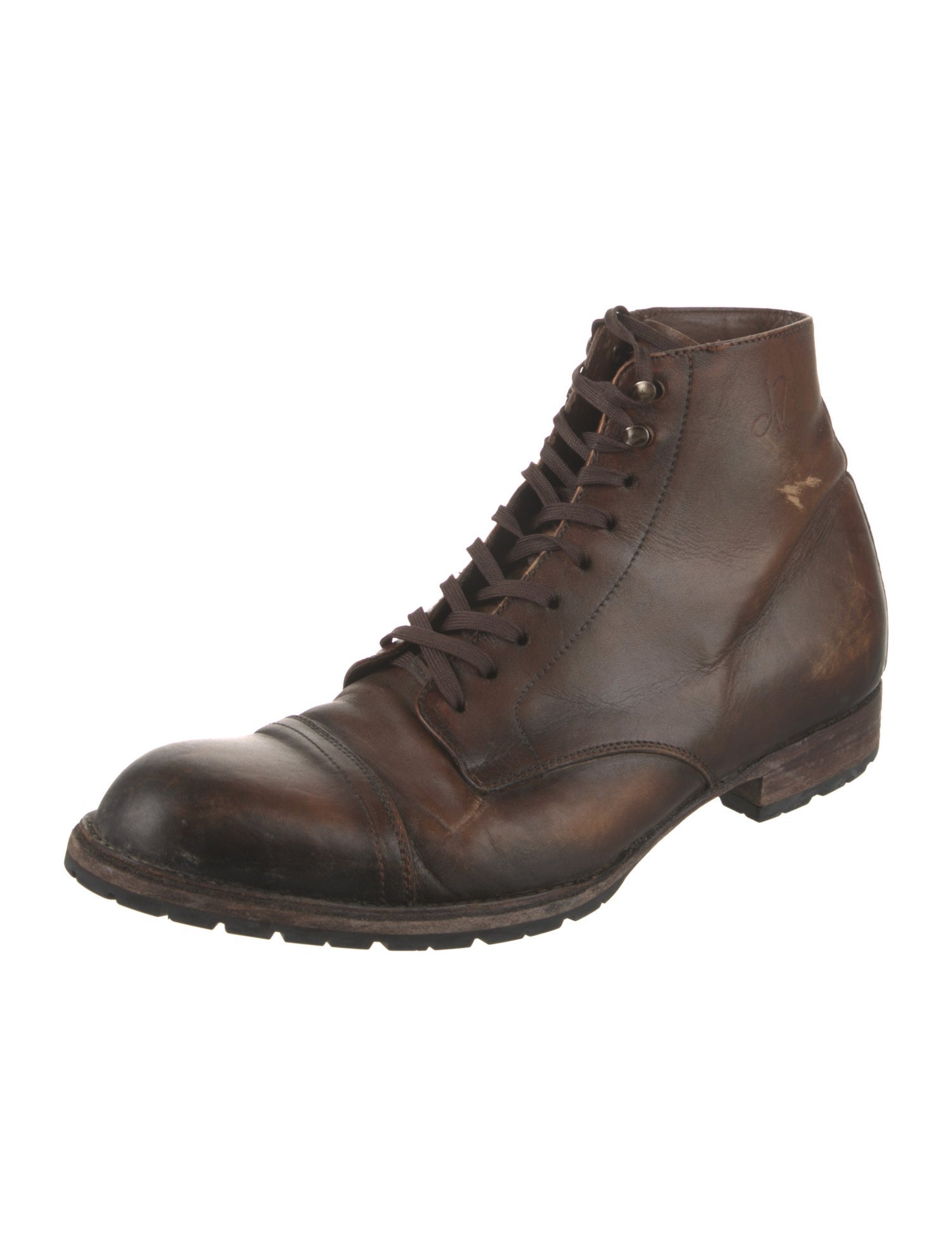 Esquivel Leather Lace-Up Boots