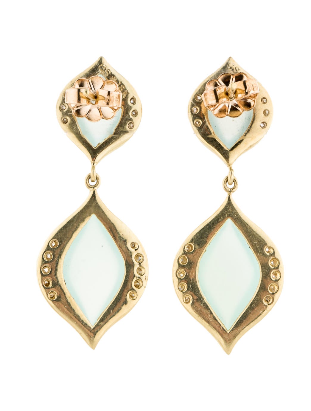 Elizabeth Showers Double Simone Drop Earrings Earrings ESS20027