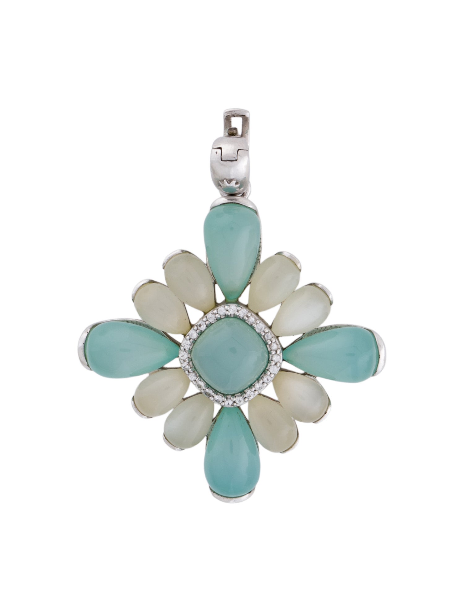 Elizabeth Showers Multi-Stone Pendant