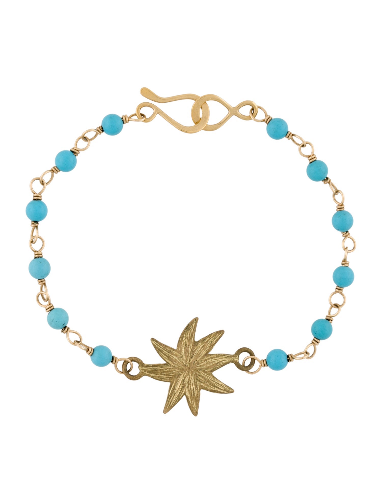 Elizabeth Showers Resin Beaded Star Bracelet