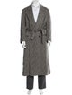 E.Tautz Wool Printed Trench Coat