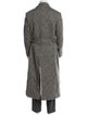 E.Tautz Wool Printed Trench Coat