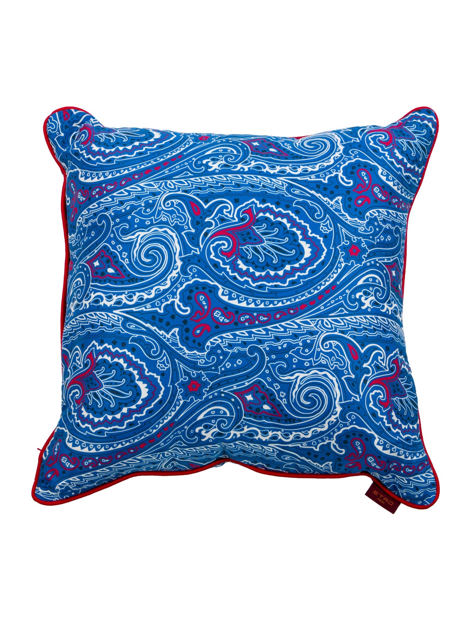 Etro Home Paisley Printed Throw Pillow w/ Tags