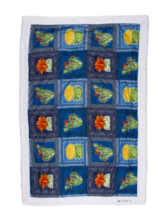 Etro Home Printed Twill Beach Blanket