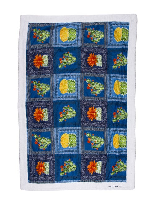 Etro Home Printed Twill Beach Blanket