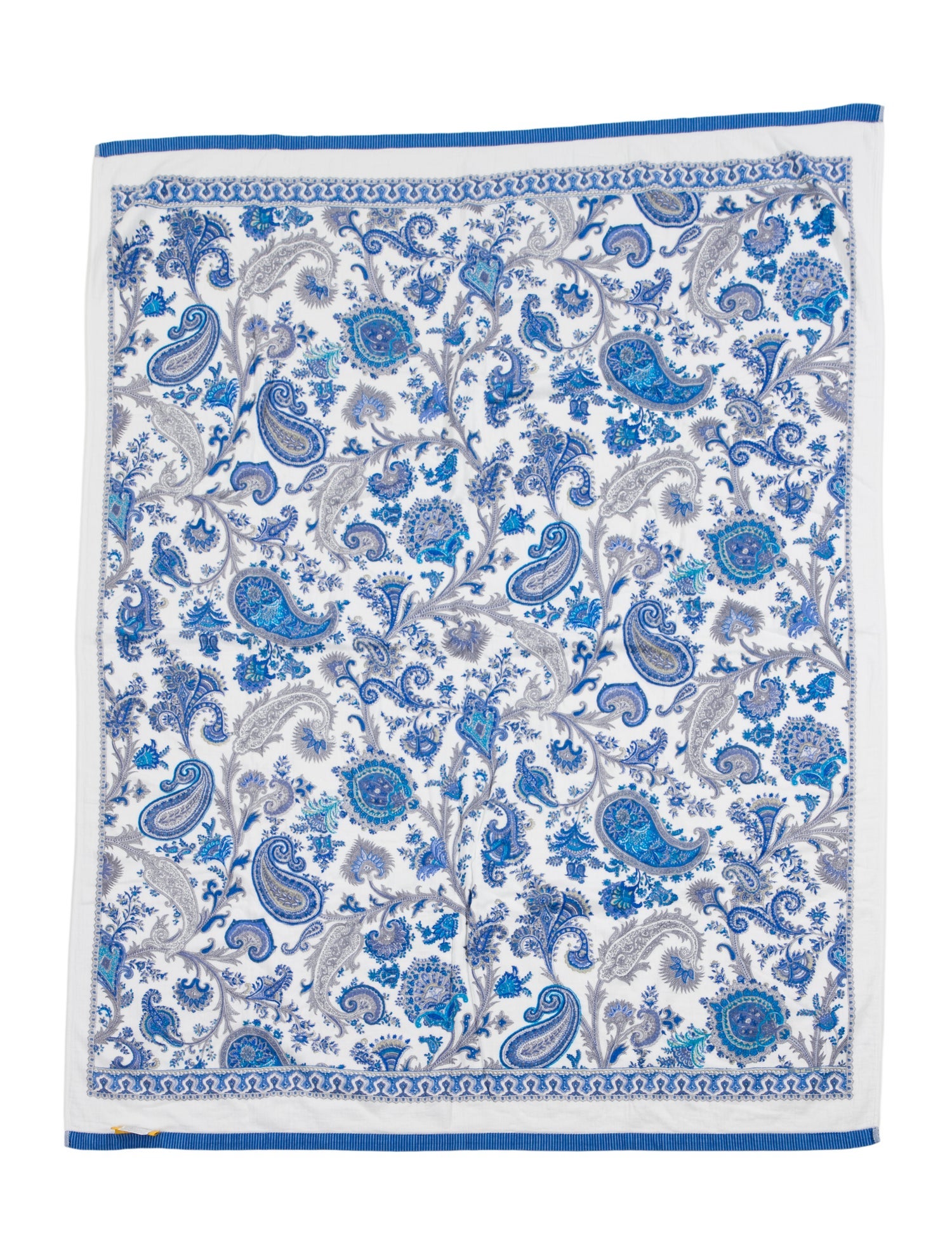 Etro Home Pattern Print Terry Cloth Bath Sheet
