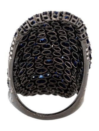 Etho Maria 18K Sapphire Long Cocktail Ring