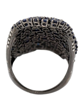 Etho Maria 18K Sapphire Long Cocktail Ring