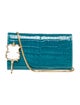 Ethan K Embossed Leather Clutch