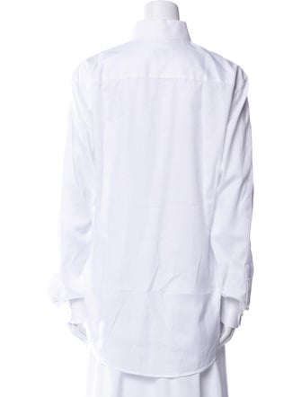 Eton Long Sleeve Button-Up Top