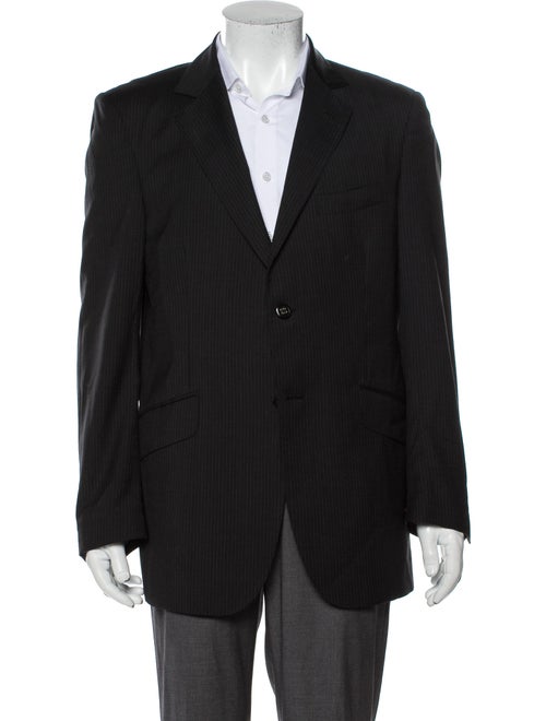 Etro Wool Striped Blazer Wool