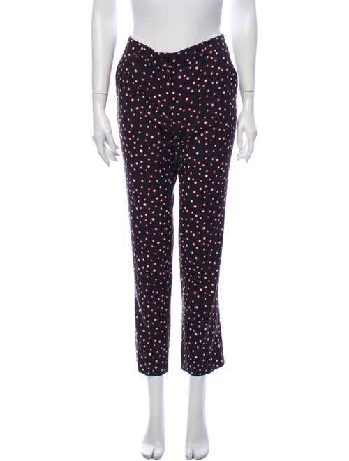 Etro Polka Dot Print Straight Leg Pants