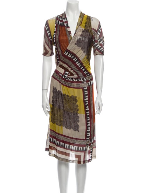 Etro Printed Midi Length Dress