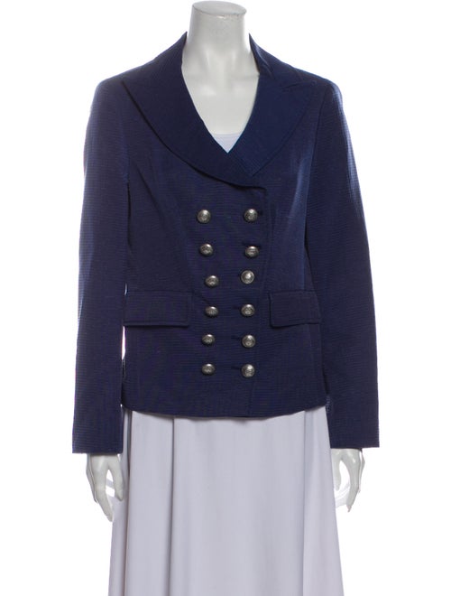 Etro Striped Blazer Blue