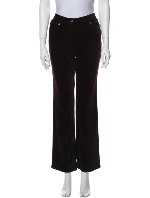 Etro Wide Leg Pants Purple