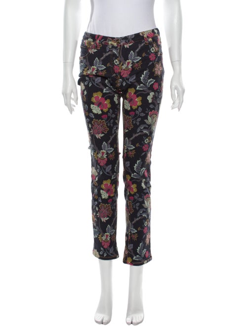 Etro Mid-Rise Straight Leg Jeans Blue