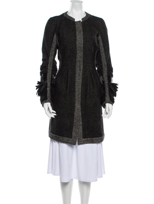 Etro Linen Coat Black