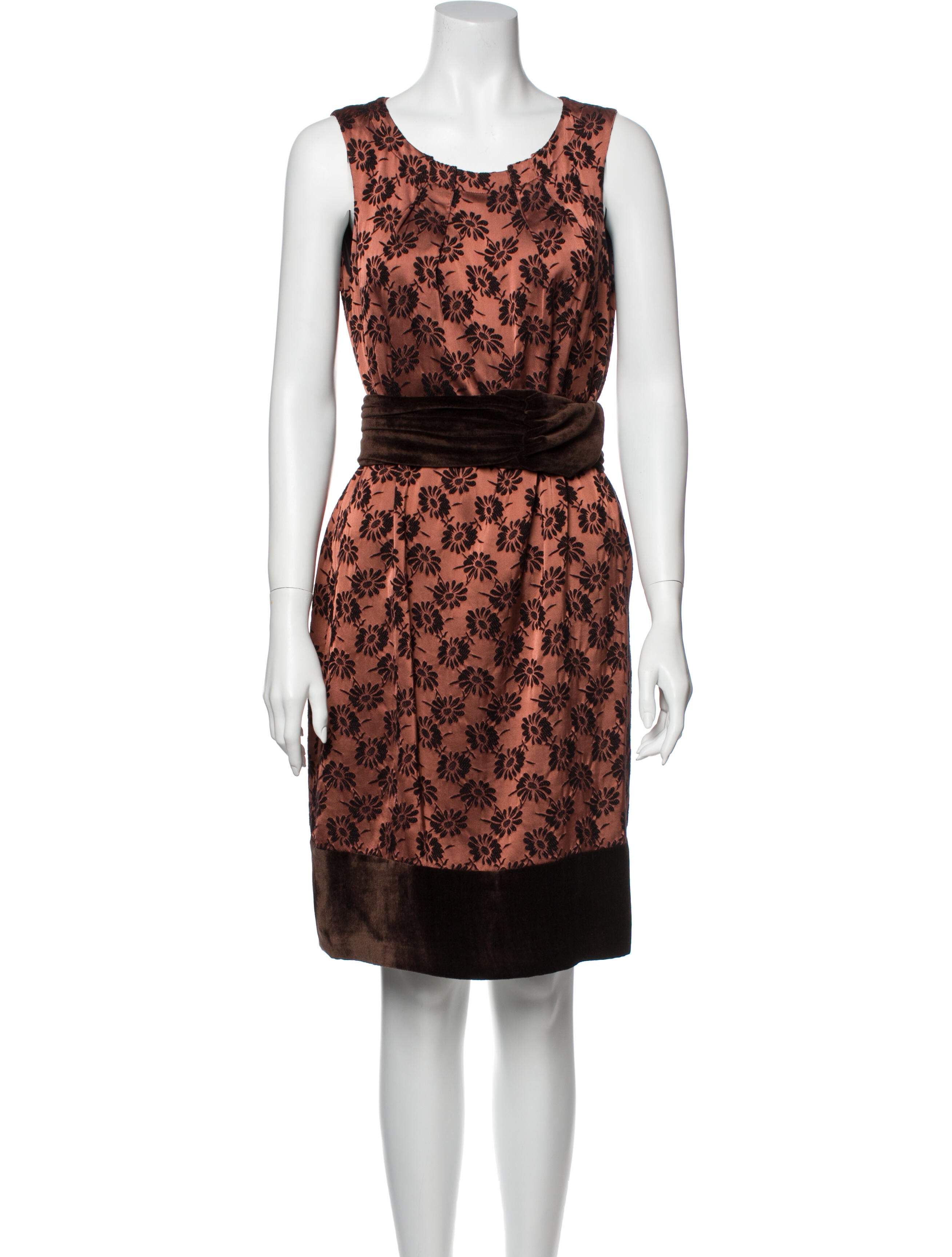 Etro Floral Print Knee-Length Dress