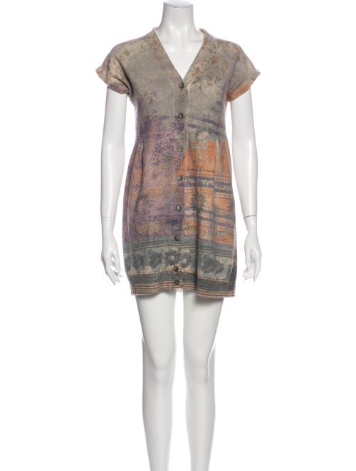 Etro Wool Mini Dress Wool