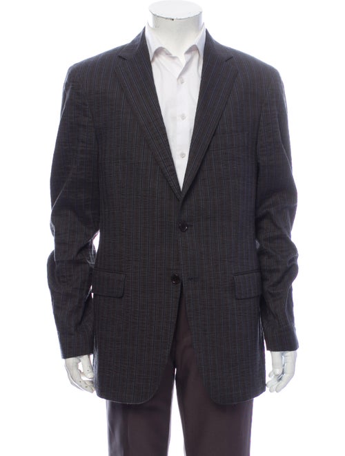 Etro Striped Blazer Grey