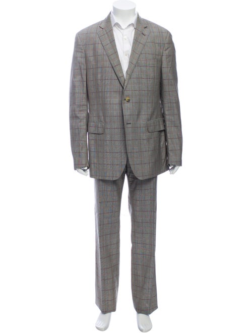 Etro Wool Printed Two-Piece Suit Wool