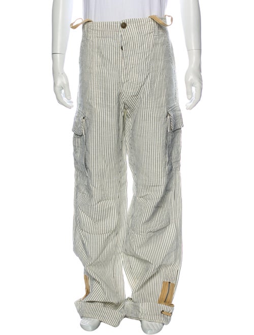 Etro Linen Corduroy Pants White