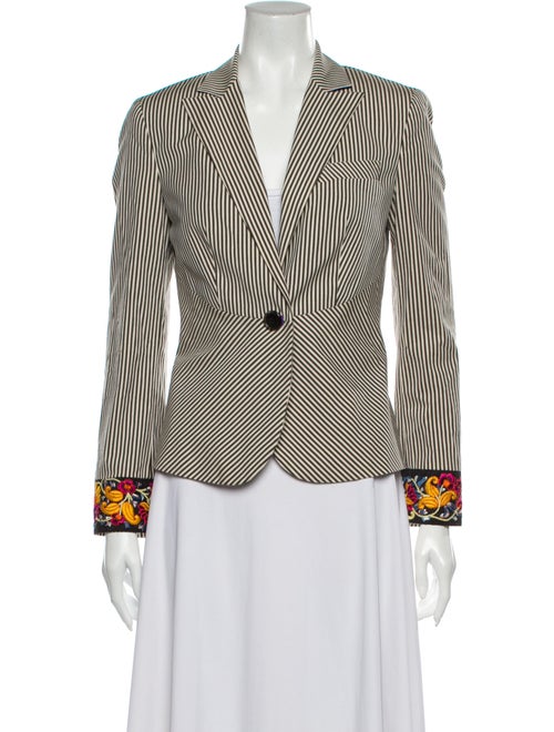 Etro Printed Blazer White