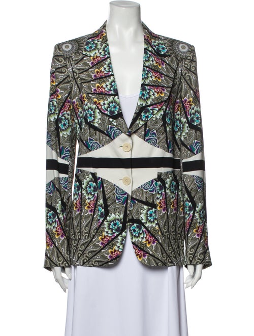 Etro Printed Blazer Black