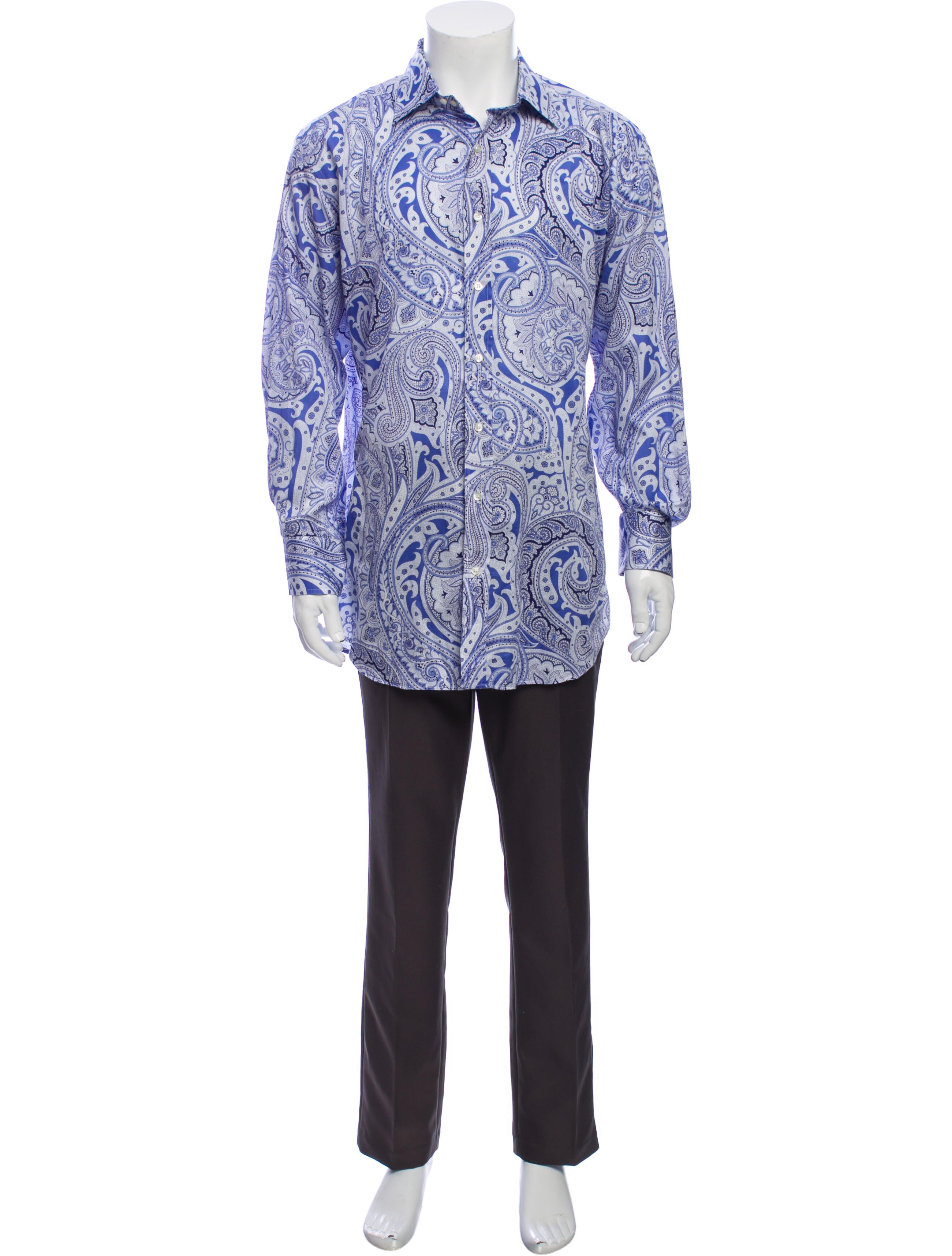 Etro Printed Long Sleeve Shirt