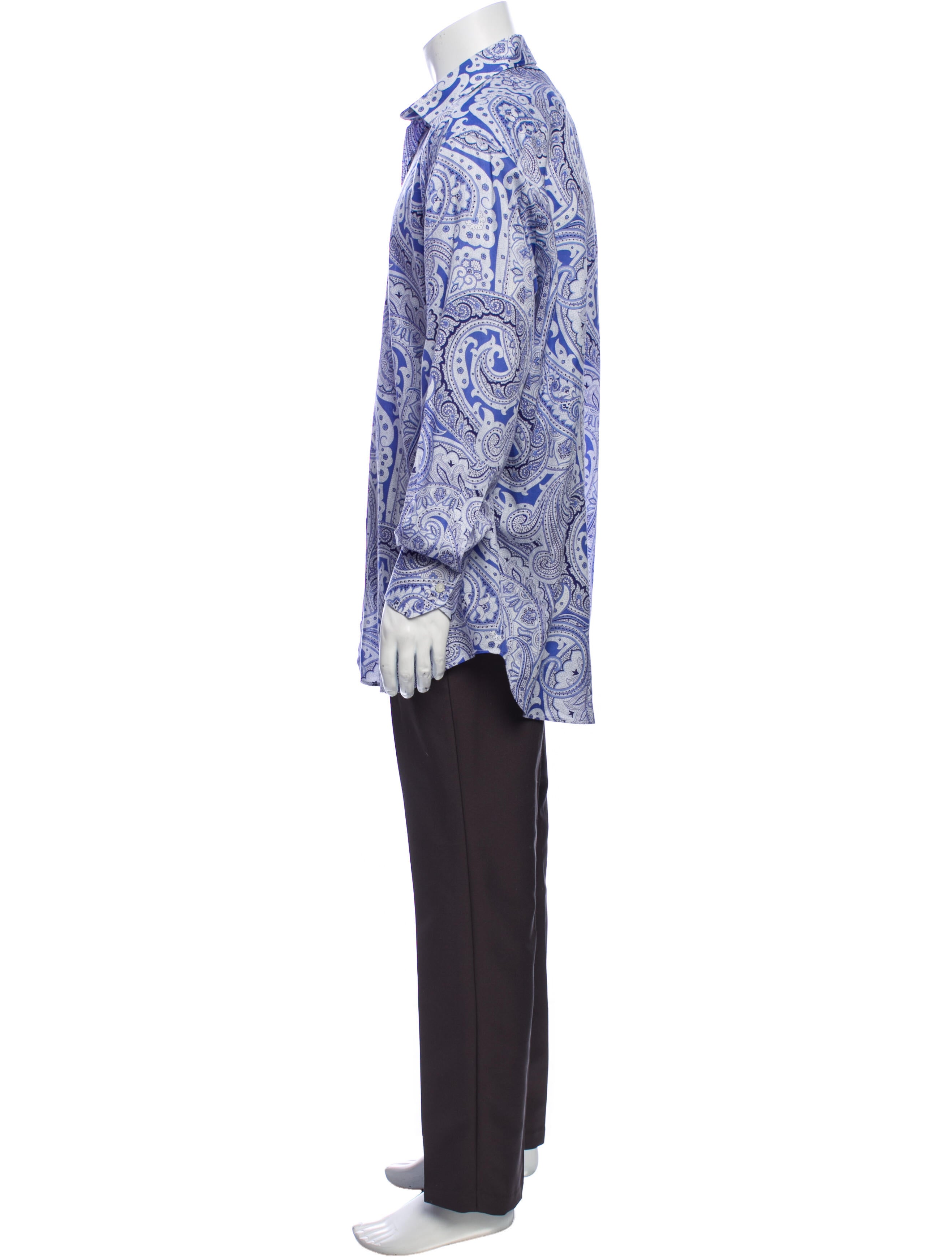 Etro Printed Long Sleeve Shirt