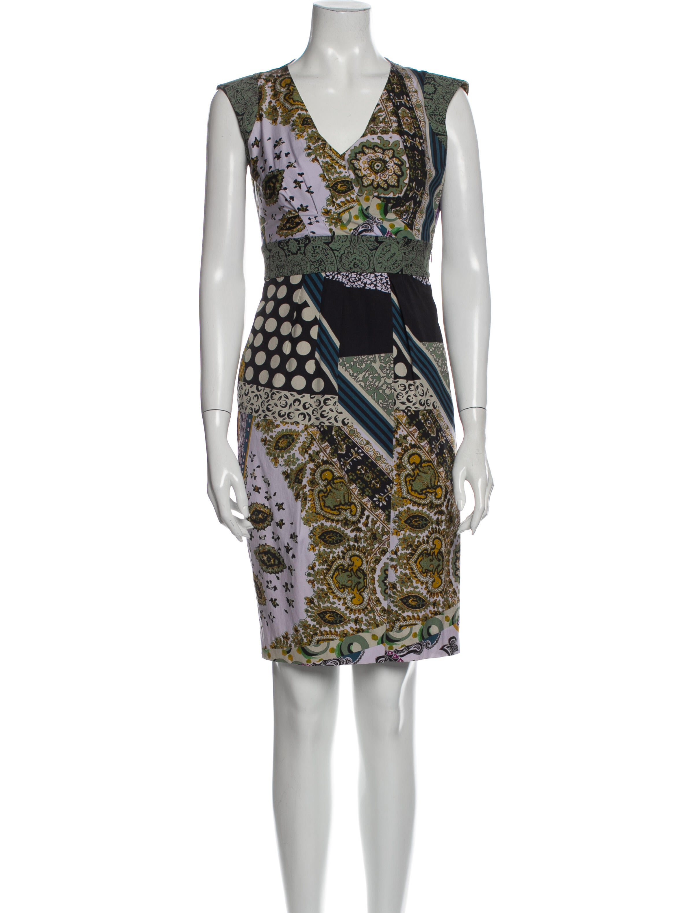 Etro Printed Knee-Length Dress