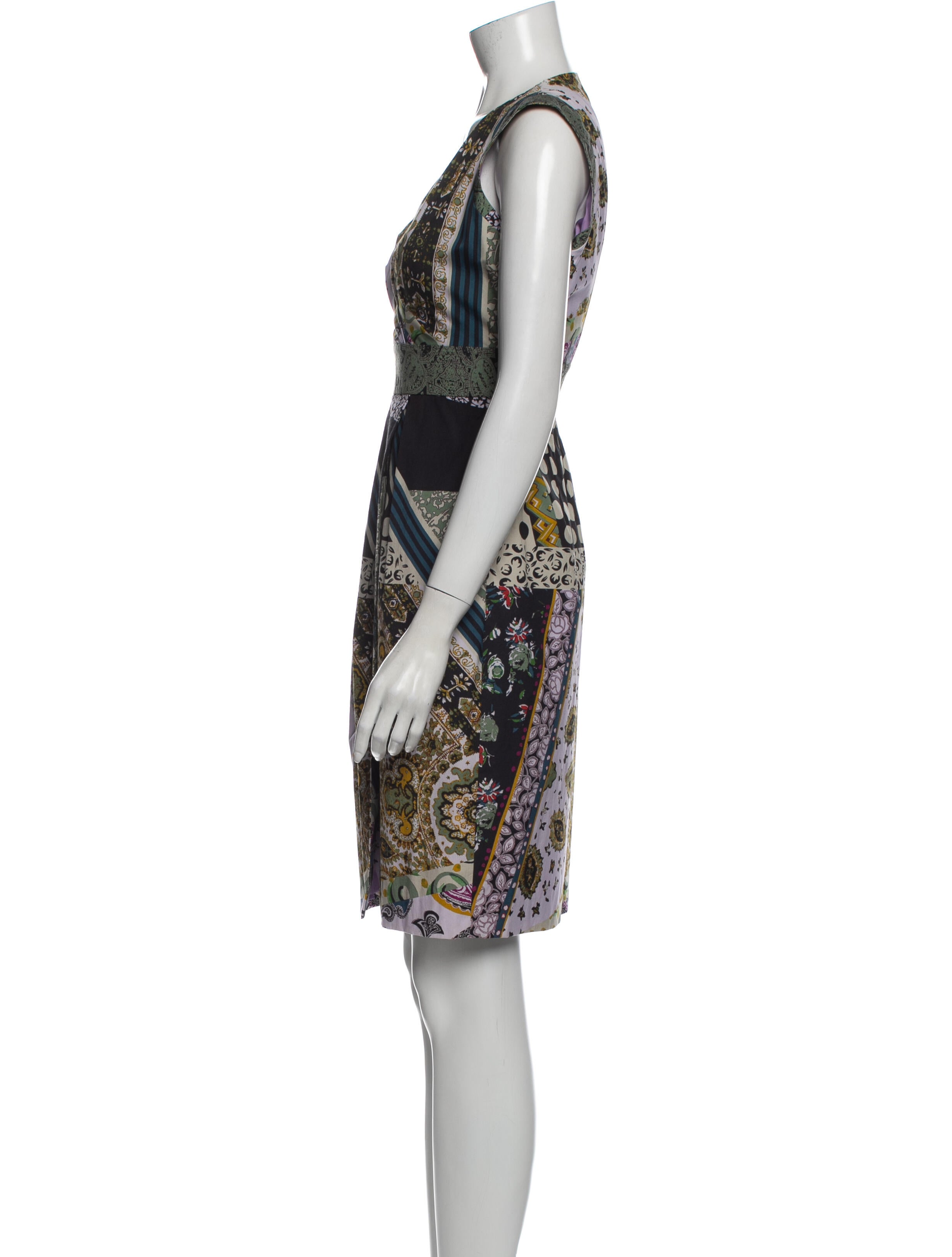 Etro Printed Knee-Length Dress