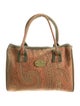 Etro Canvas Patterned Handle Bag