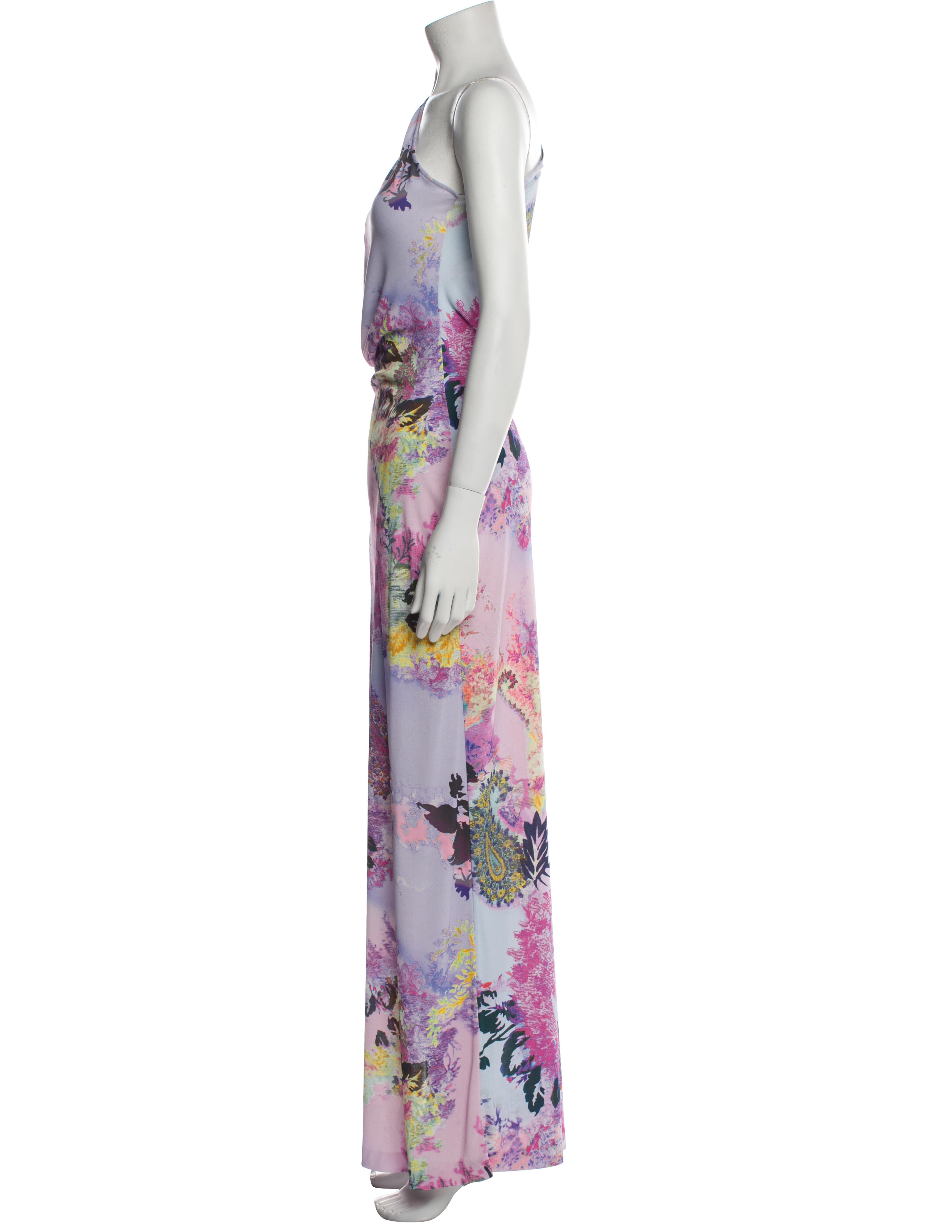 Etro Floral Print Long Dress