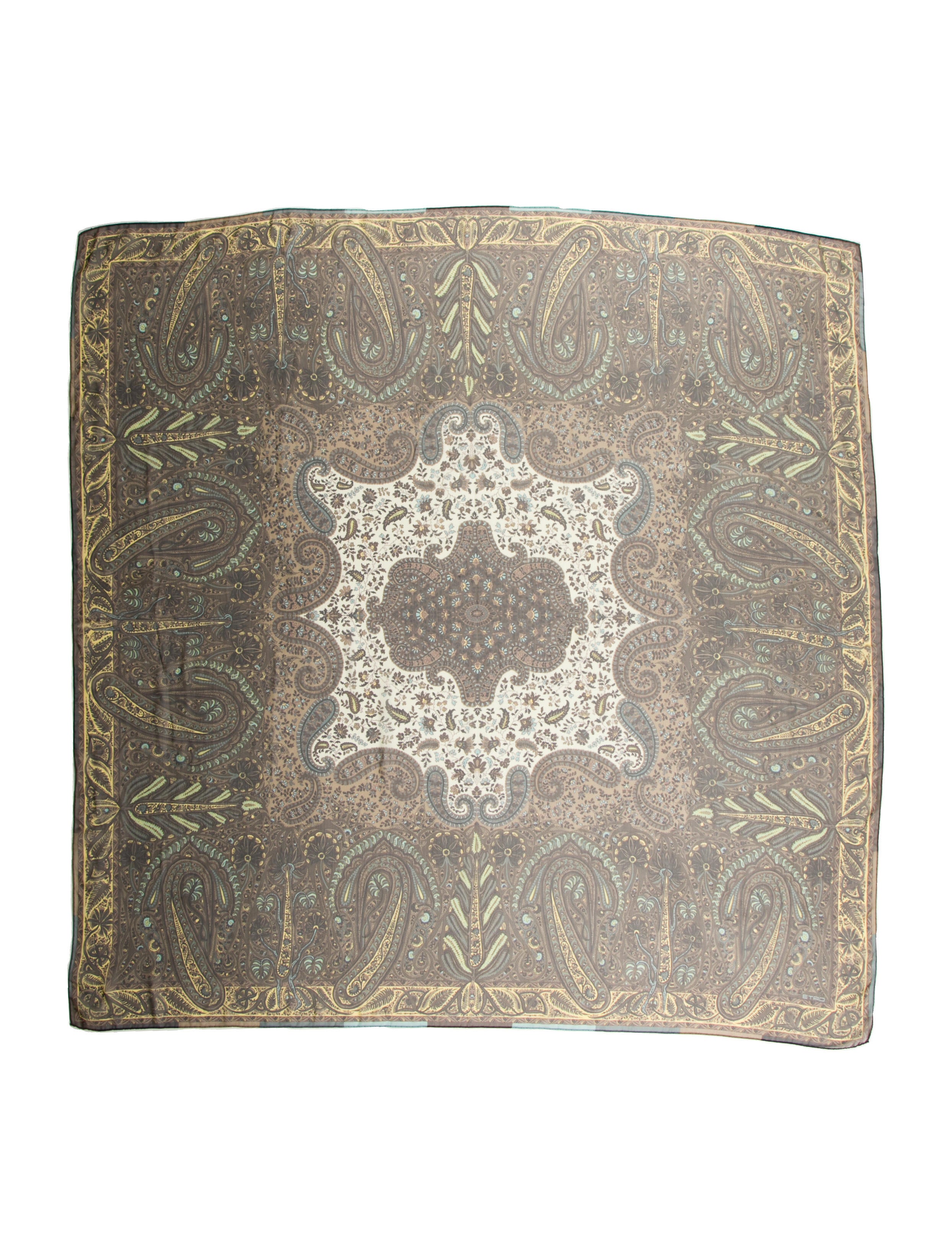 Etro Paisley Print Scarf